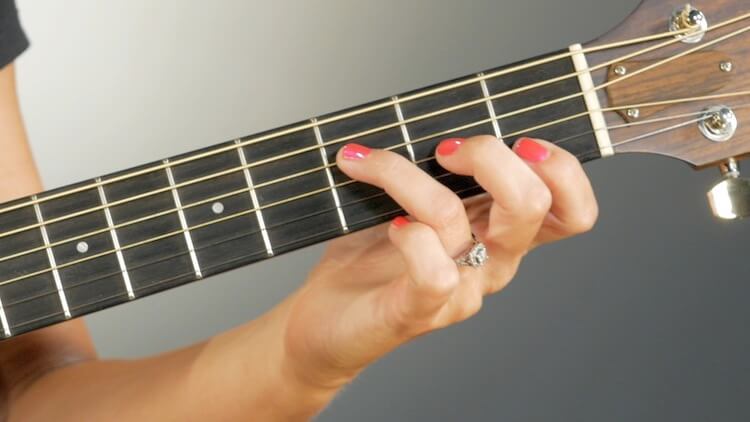 f chord on guitar finger position